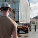 Seabee Crane Crew Moves 40-Foot Containers