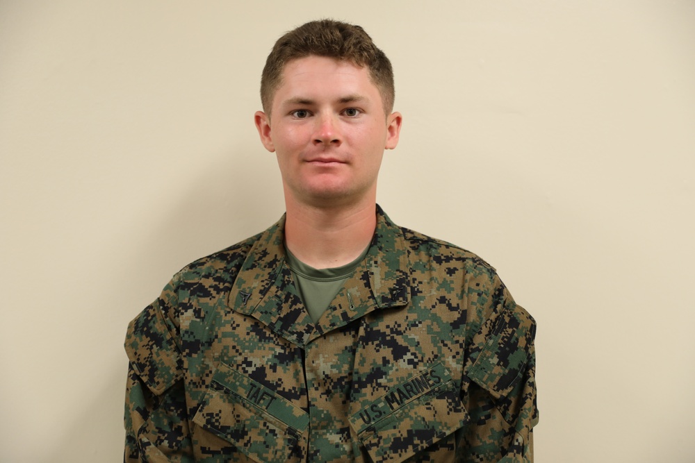 Lance Cpl. Bryce Taft photo for Casa Grande Dispatch Newspaper