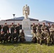 Italian and Polish Soldiers aside statue