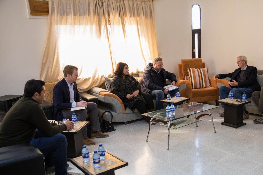 Roebuck, Jazira Autonomous Administration Humanitarian Council Members Discuss Aid Progress