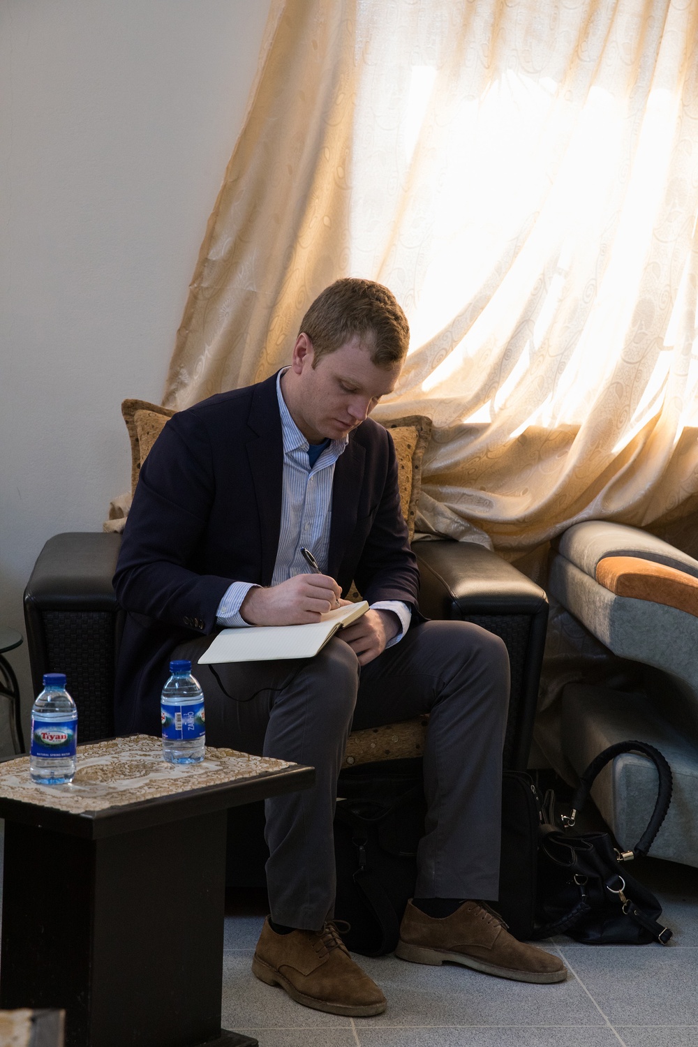 Roebuck, Jazira Autonomous Administration Humanitarian Council Members Discuss Aid Progress
