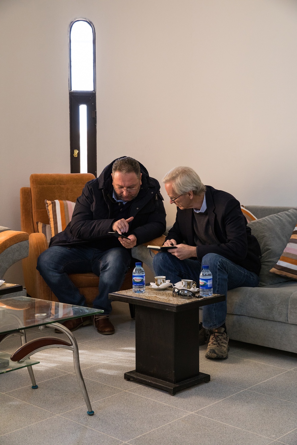 Roebuck, Jazira Autonomous Administration Humanitarian Council Members Discuss Aid Progress