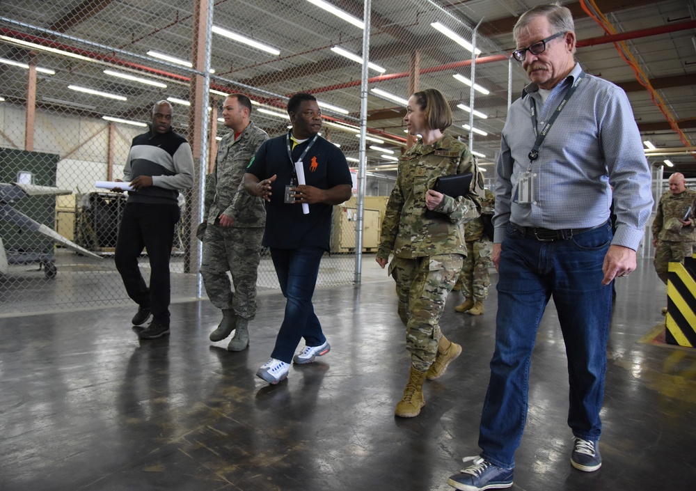 AETC command chief receives immersion tour, serves as guest speaker for Chief Induction Ceremony