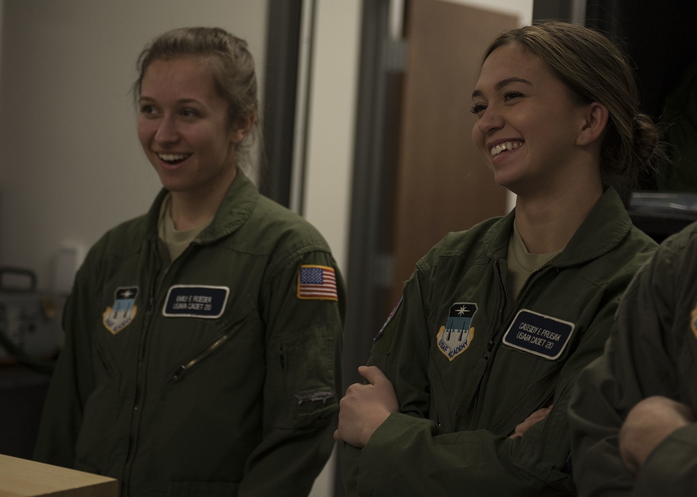 AF Academy cadets visit Nellis AFB