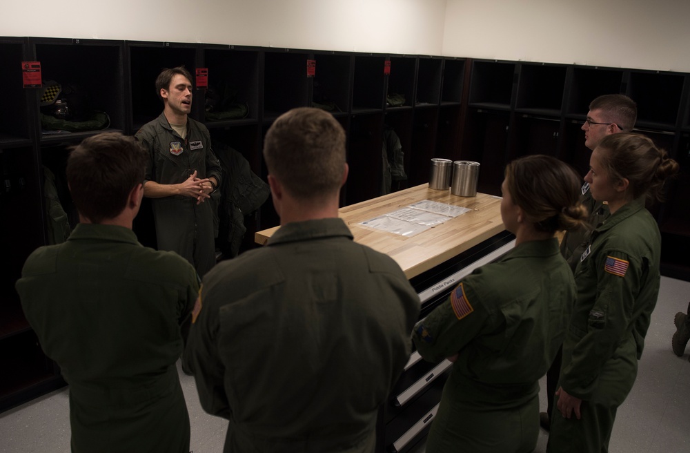 AF Academy cadets visit Nellis AFB