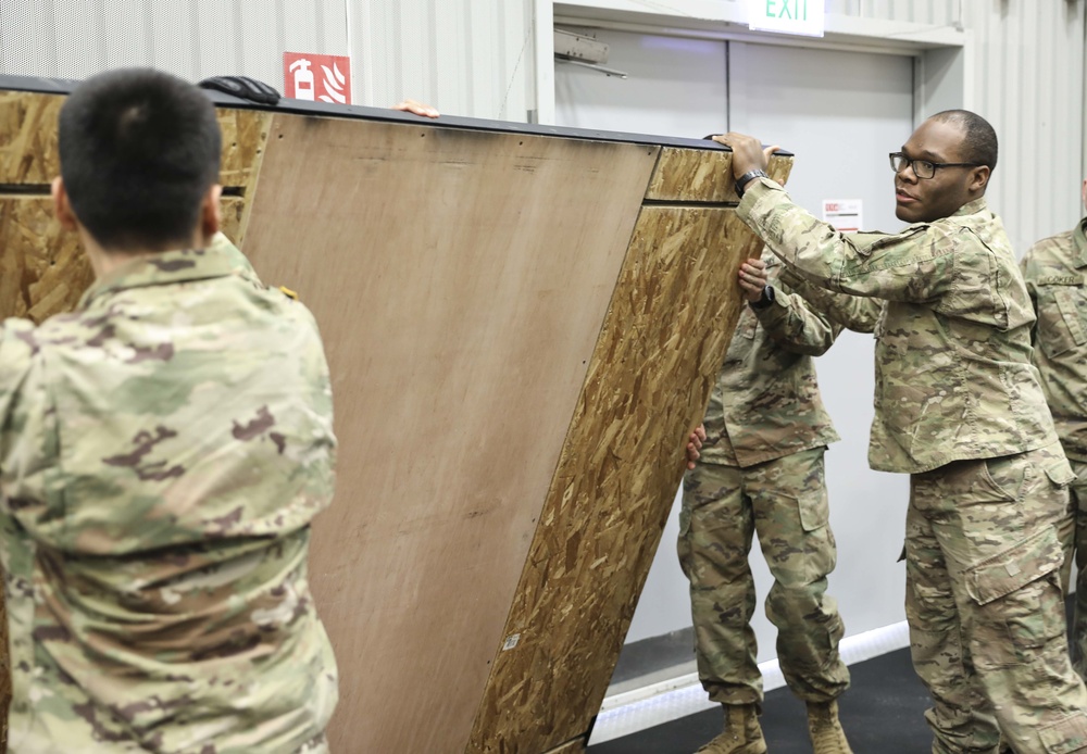 Soldiers assist with renovation