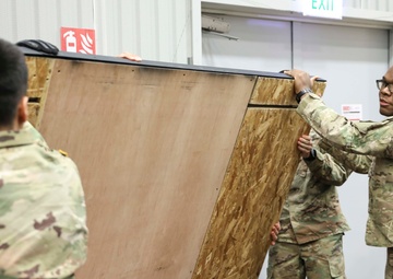 Soldiers assist with renovation