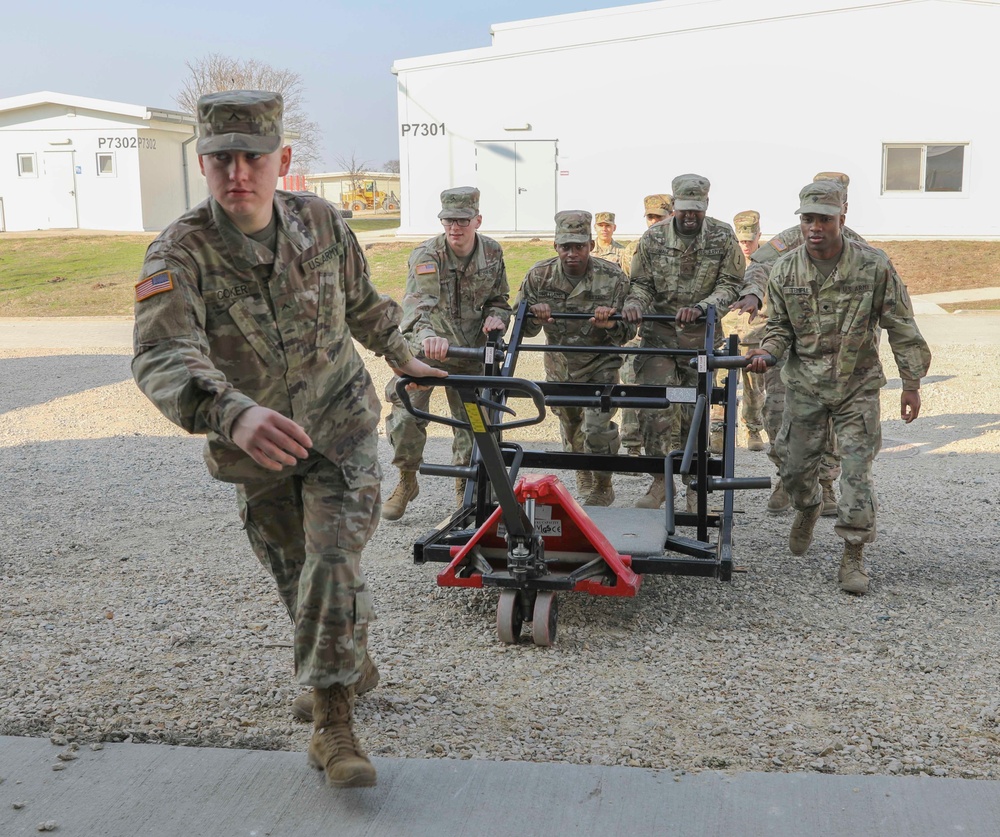 Soldiers assist with renovation