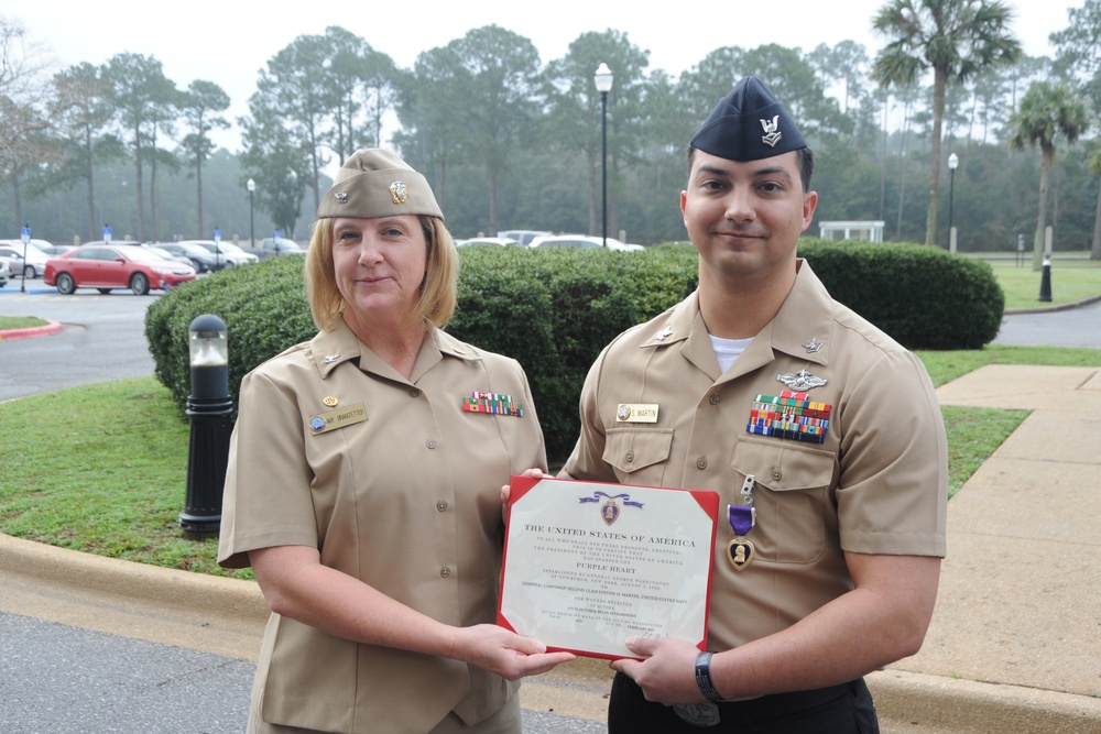 NHP Corpsman Receives Purple Heart