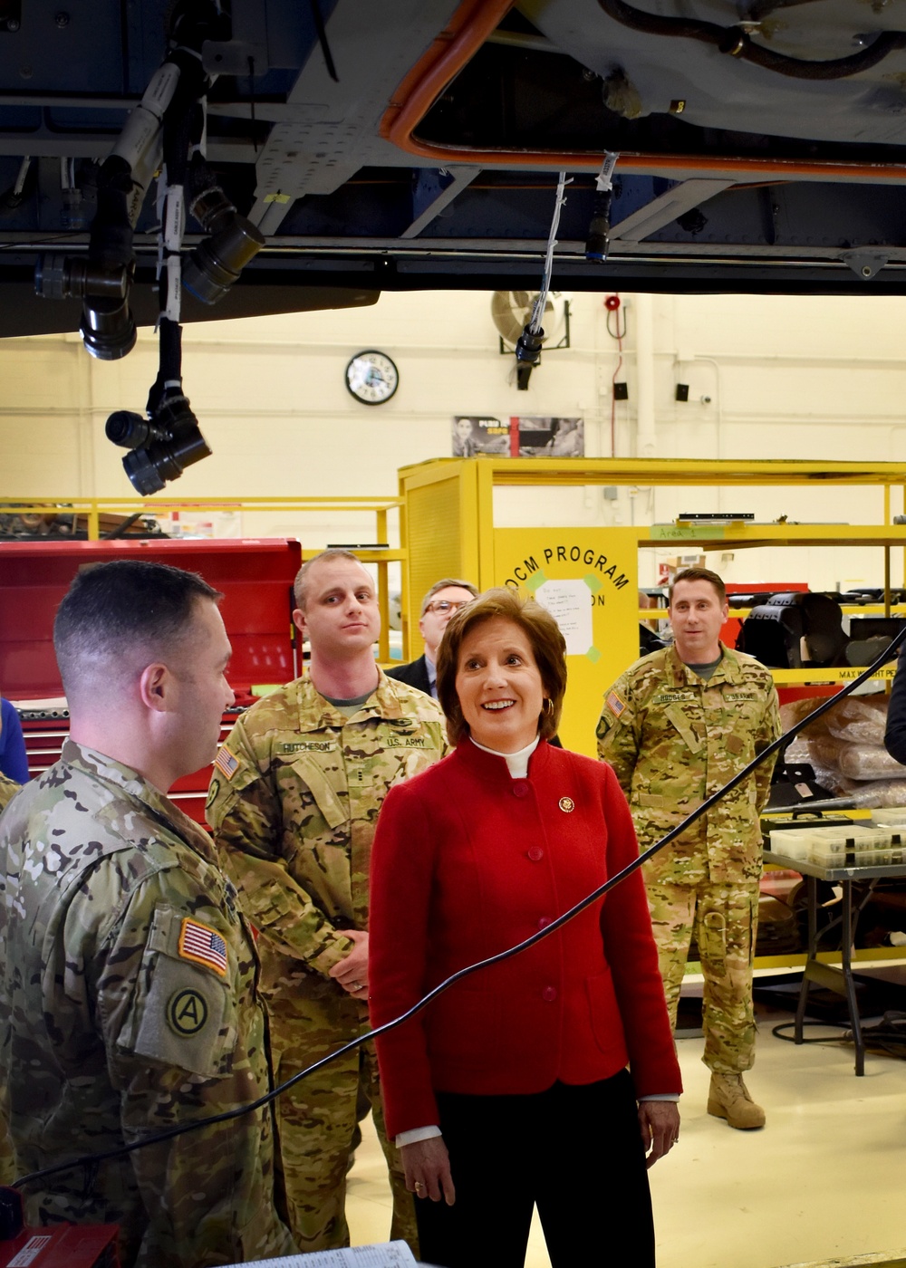 U.S. Rep. Vicky Hartzler visit Missouri National Guard AVCRAD