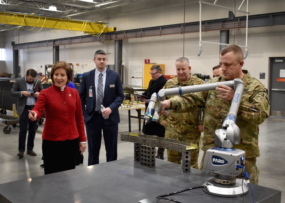 U.S. Rep. Vicky Hartzler visit Missouri National Guard AVCRAD