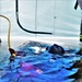 Fort McCoy firefighters practice diving under ice for rescue operations