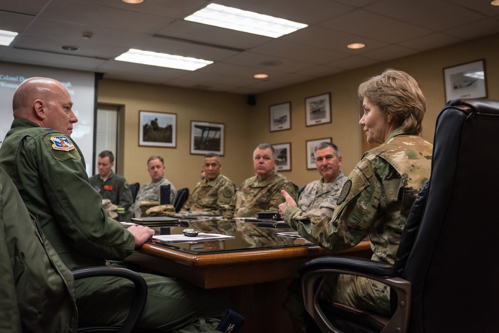 Air Mobility Command commander visits 182nd Airlift Wing, Illinois Air National Guard