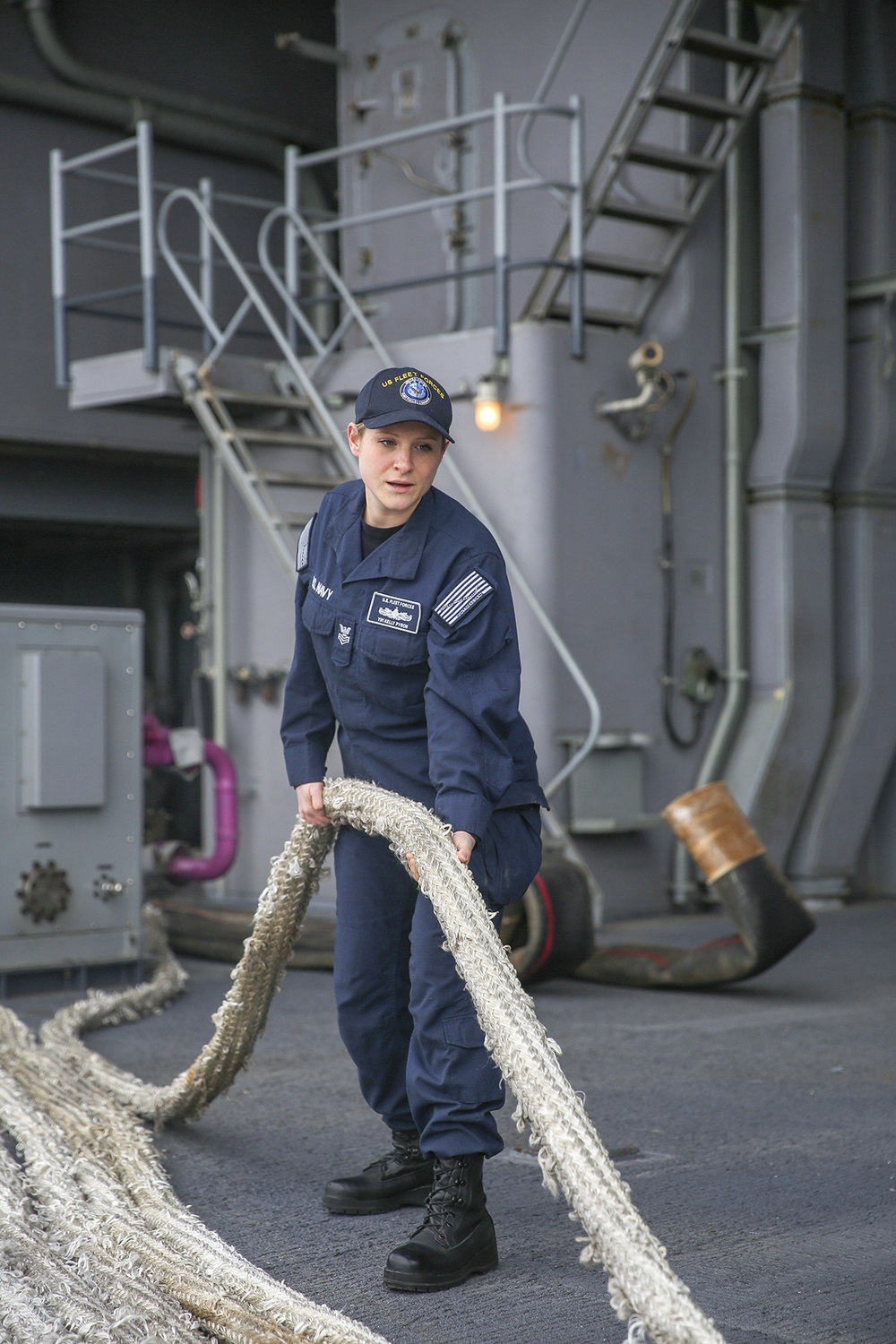 U.S. Fleet Forces Conducts Wear Test of Two-Piece Organizational Clothing Prototype