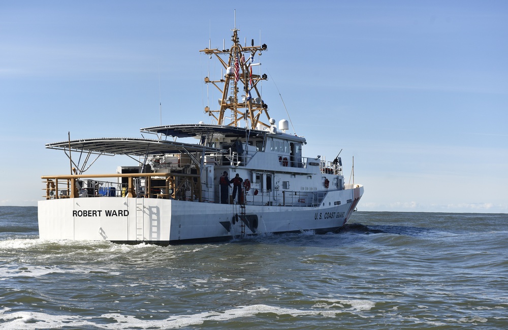 Coast Guard Cutter Robert Ward arrives in San Francisco Bay