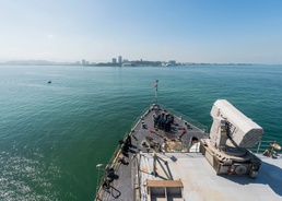 USS Ashland (LSD 48) arrives in Kota Kinabalu, Malaysia