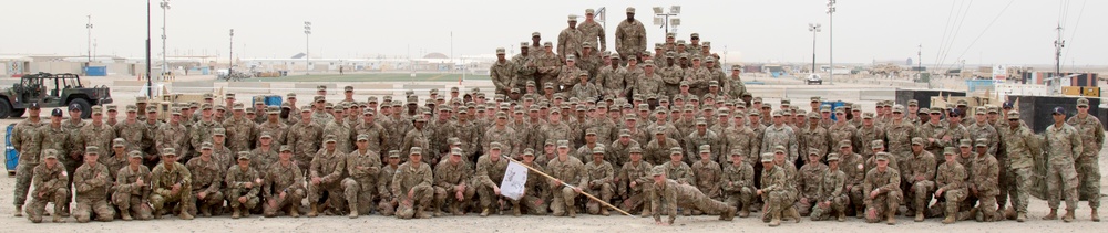 Air Assault School's Class 301-19 Students and Instructors Pose For Group Photo