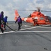 USS Blue Ridge conduct passenger transfer with U.S. Coast Guard