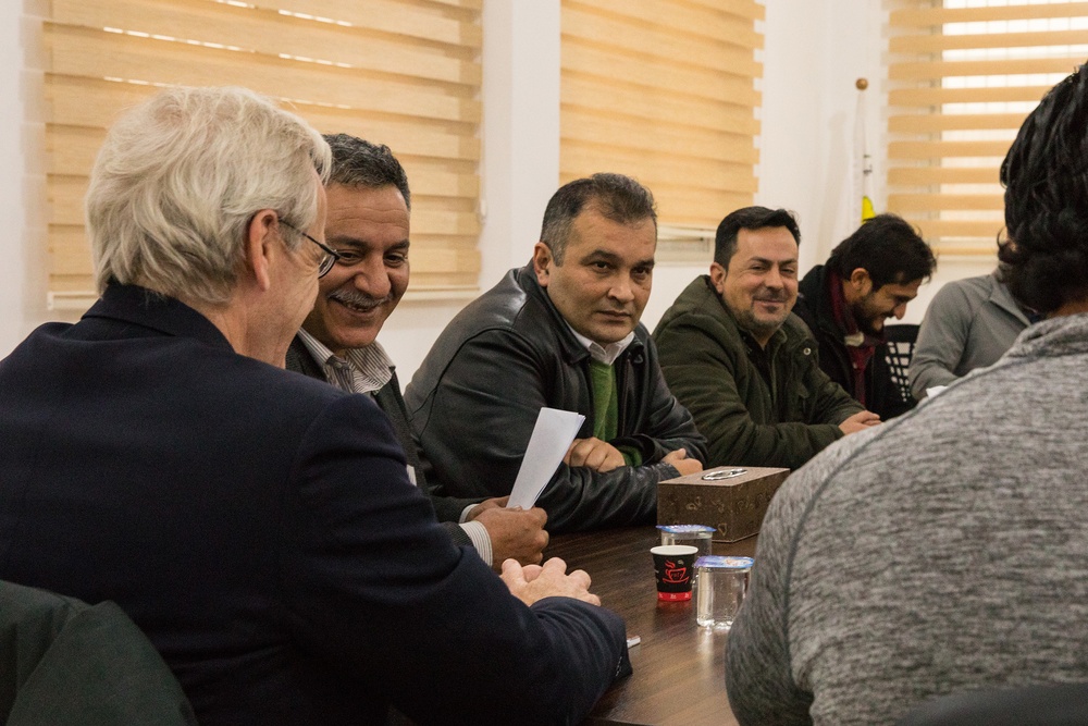 Roebuck Meets with Syrian Democratic Council Members