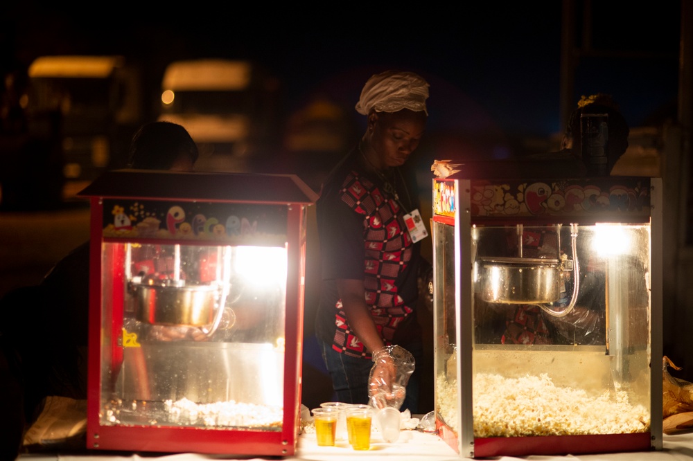 U.S. embassy hosts Flintlock 2019 movie night