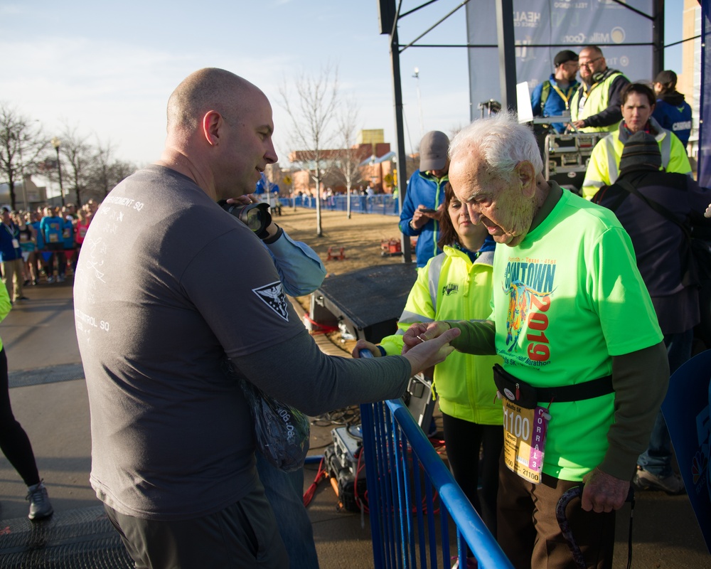 WWII Veteran Celebrates 100th Birthday with a 5K