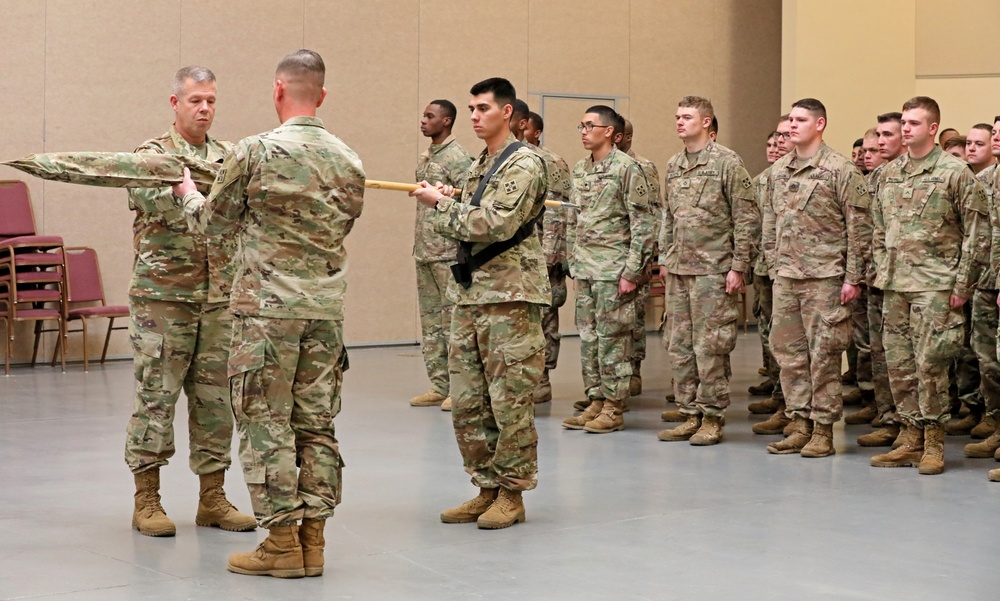 3rd Brigade Combat Team Cases Colors in Preparation for Kuwait Deployment