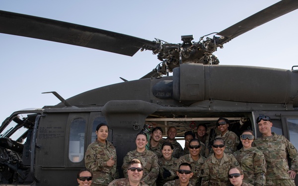 386 EMDG participate in Medevac 101 training