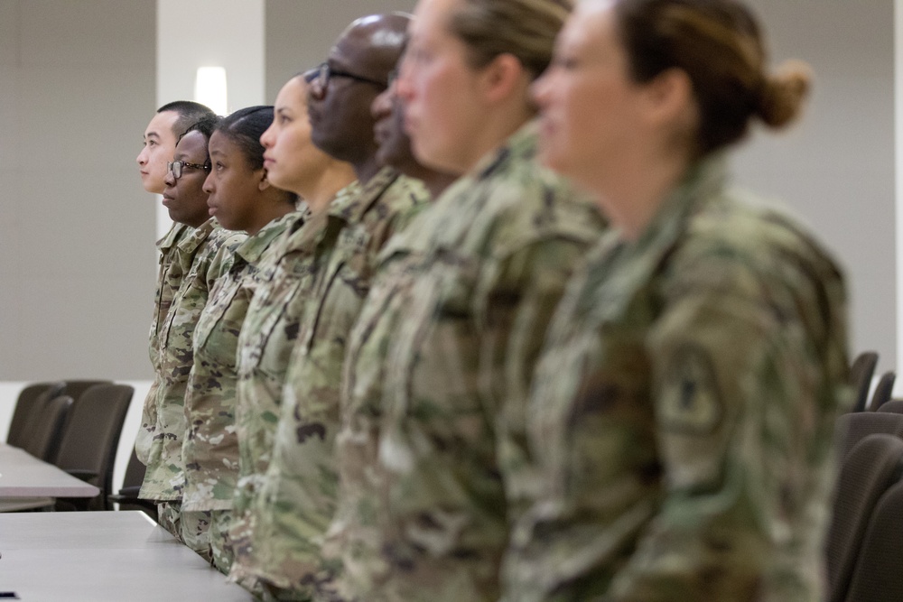 U.S. Army Reserve Legal Command Hosts NCO induction ceremony