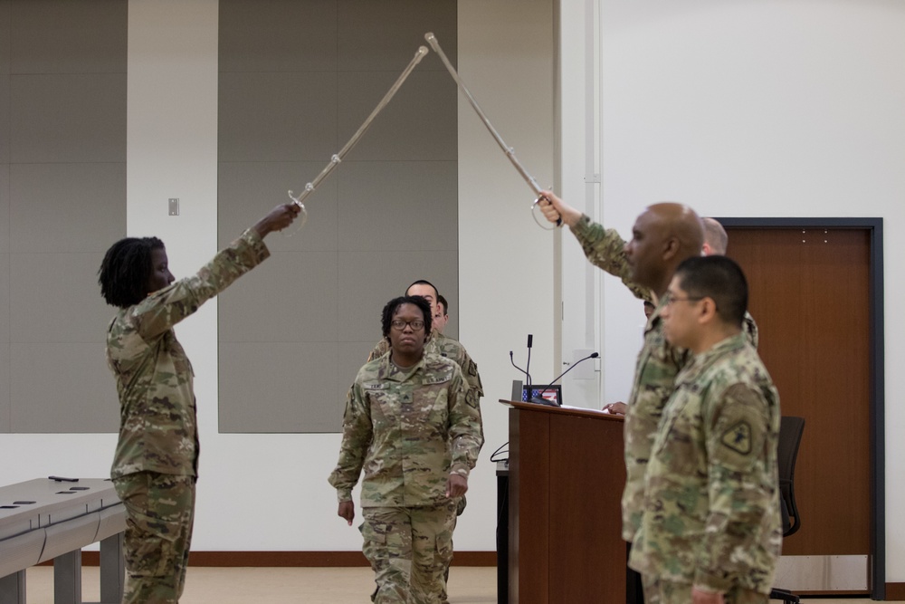 U.S. Army Reserve Legal Command Hosts NCO induction ceremony