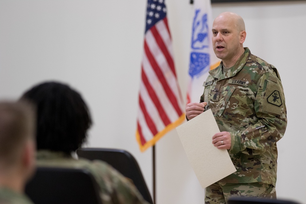 U.S. Army Reserve Legal Command Hosts NCO induction ceremony