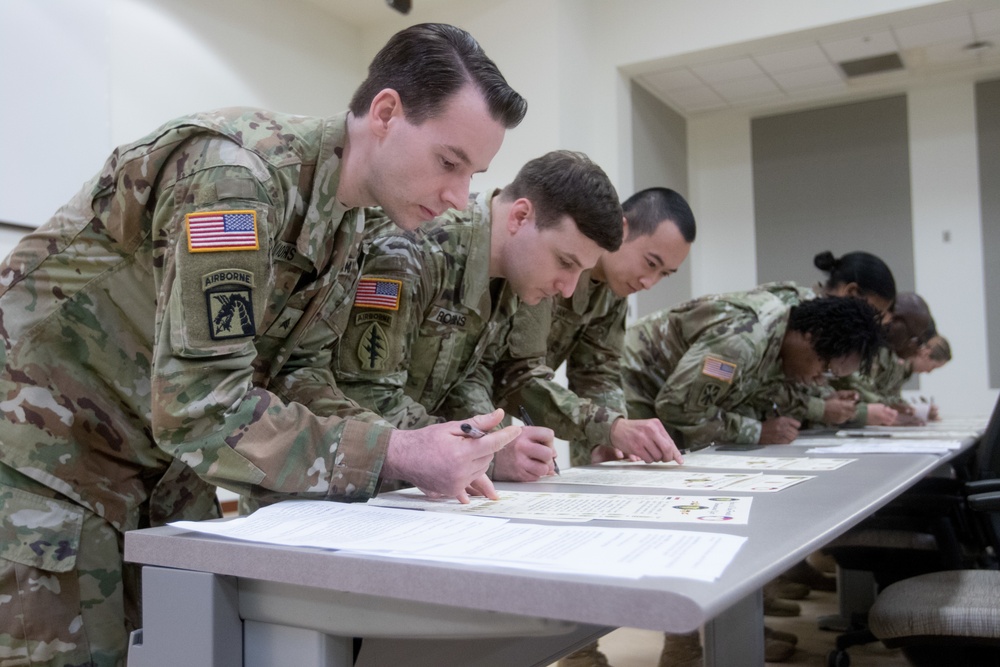 U.S. Army Reserve Legal Command Hosts NCO induction ceremony