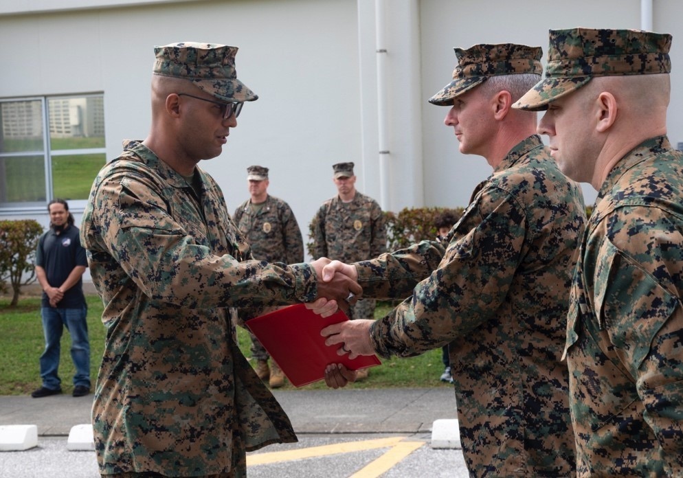 U.S. Marine applies basic life saving skill to help civilian in Okinawa