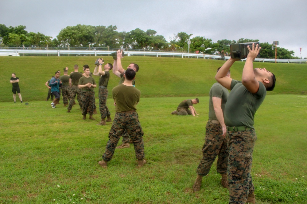 Marines on Camp Hansen compete in 2019 Commander's Cup