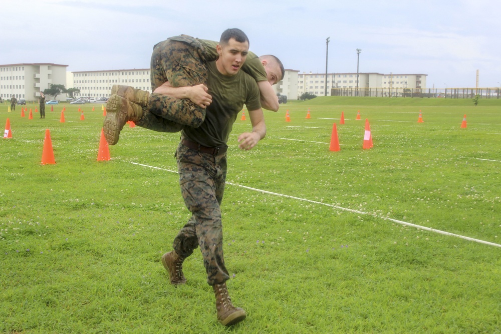 Marines on Camp Hansen compete in 2019 Commander's Cup