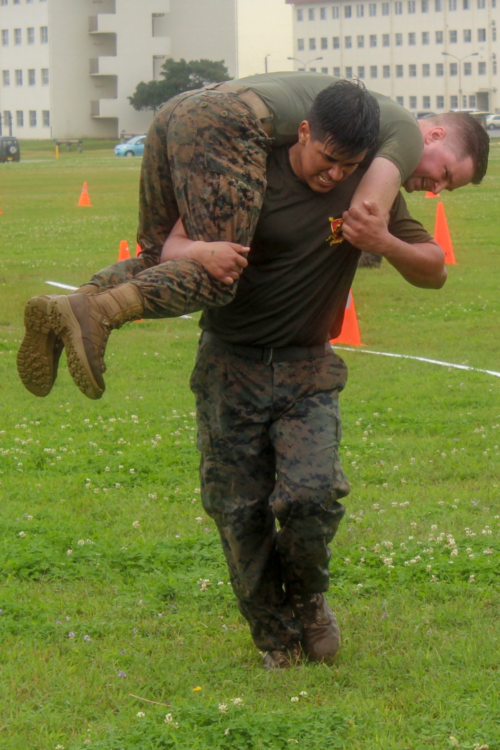 Marines on Camp Hansen compete in 2019 Commander's Cup