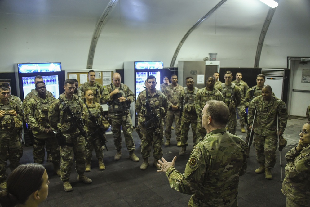 Air Force Reserve senior leaders visit deployed ADAB members