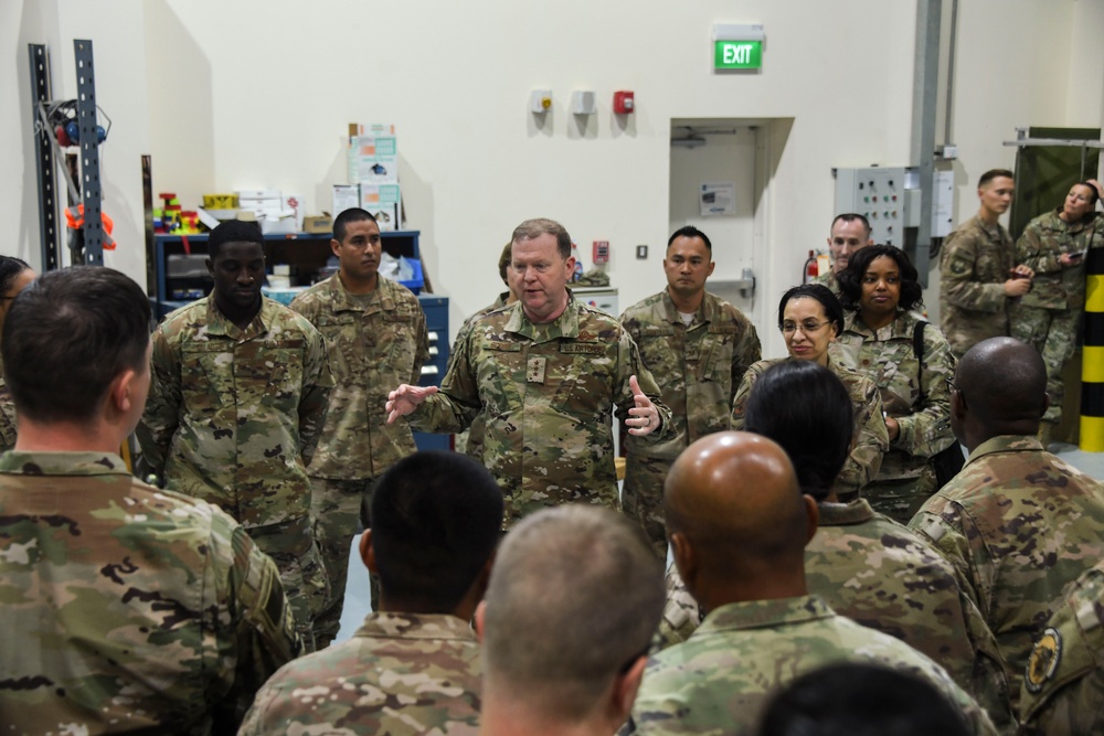 Air Force Reserve senior leaders visit deployed ADAB members