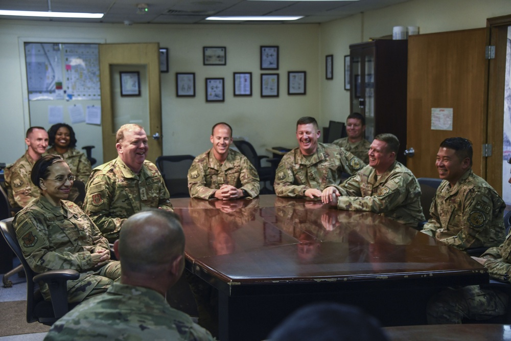 Air Force Reserve senior leaders visit deployed ADAB members