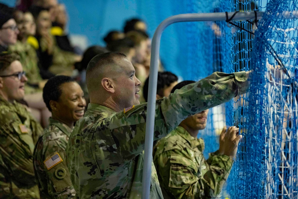 American and Polish soldiers strengthen ties through futsal