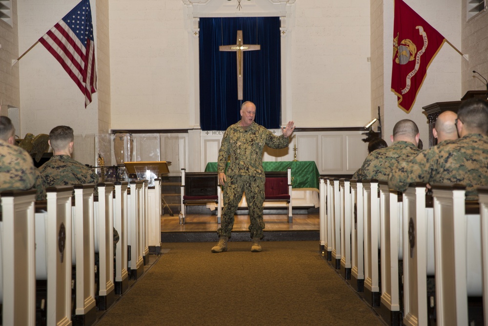 Navy Chief of Chaplains Hosts Town Hall for NC Religious Ministry Teams