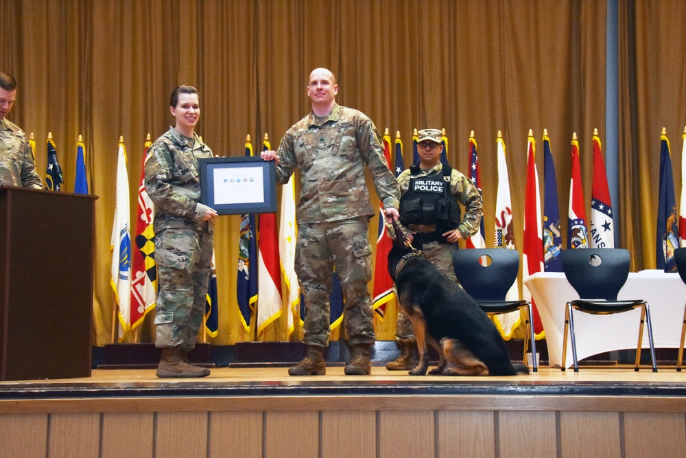 MWD retires after 10 years of service