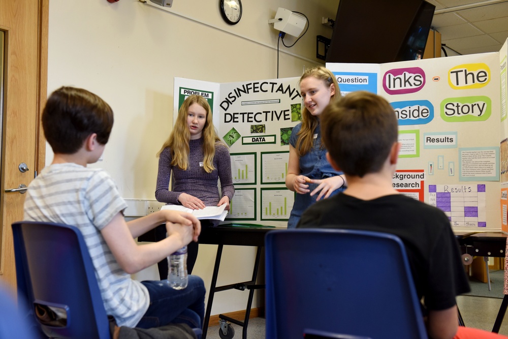 Homeschool students compete in science fair