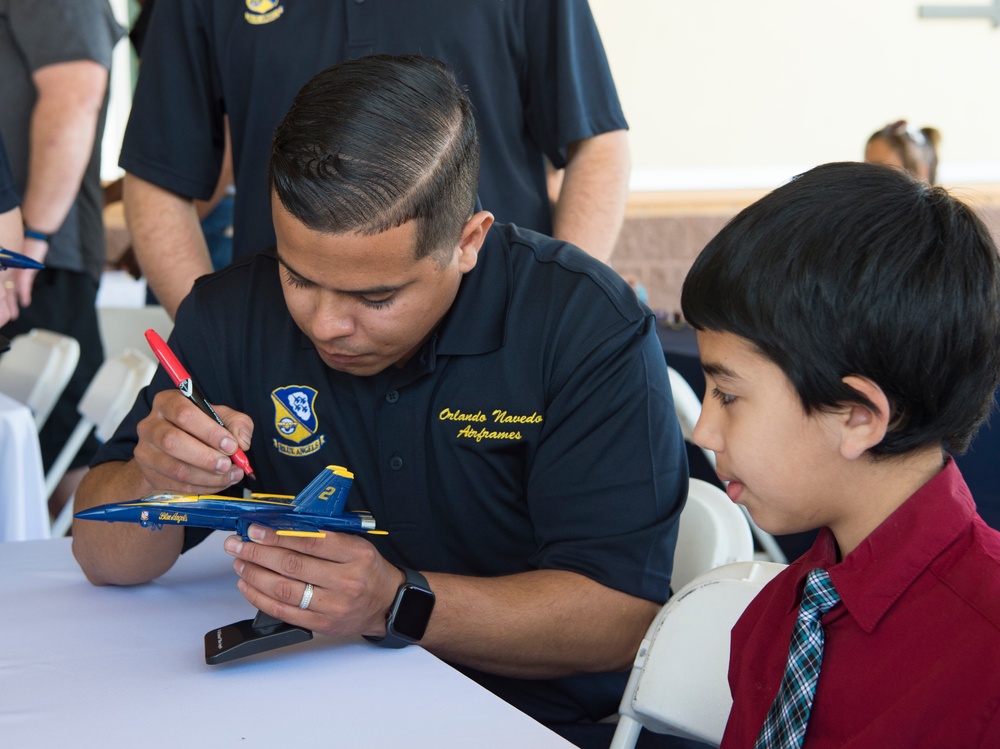 Blue Angels Visit Local Hospital