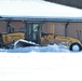 Contractors clear snow at Fort McCoy after February snowfall
