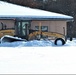 Contractors clear snow at Fort McCoy after February snowfall