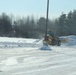 Contractors clear snow at Fort McCoy after February snowfall