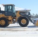 Contractors clear snow at Fort McCoy after February snowfall