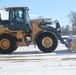 Contractors clear snow at Fort McCoy after February snowfall