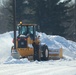 Contractors clear snow at Fort McCoy after February snowfall