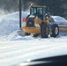 Contractors clear snow at Fort McCoy after February snowfall